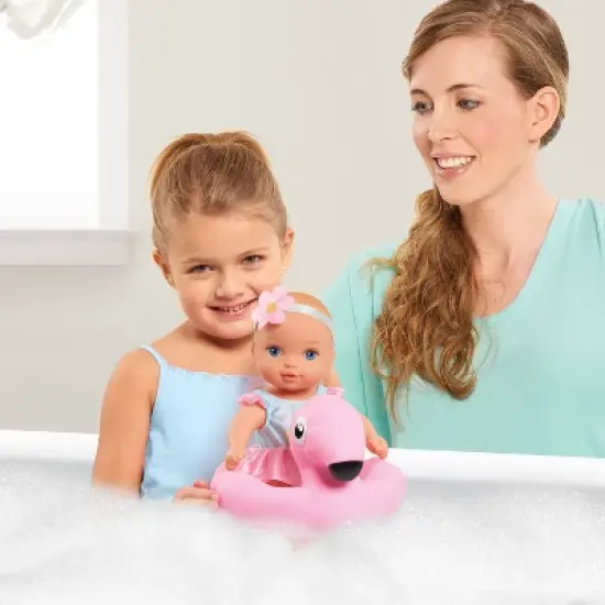 Waterbabies Bathtime Fun 9" Baby Doll  - Blue Eyes image {2}