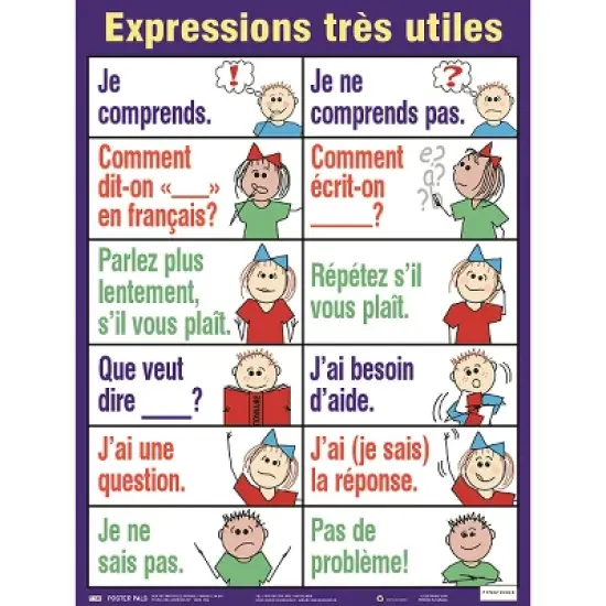 Poster Pals&reg; French Essential Classroom Posters Set I image {3}