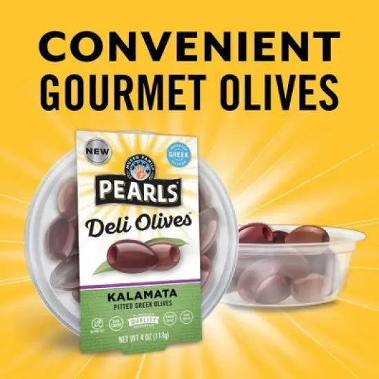 Pearls Deli Pitted Greek Kalamata Olives - 4oz image {3}