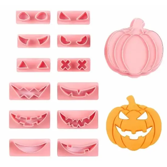 Kitcheniva Halloween Pumpkin Cookie Cutter Set 13 pcs image {2}