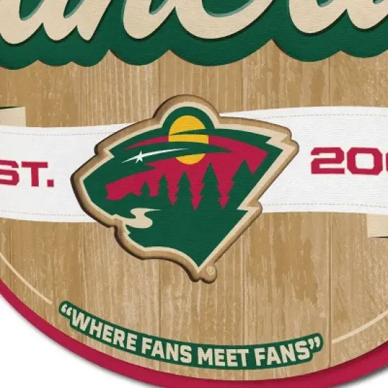 NHL Minnesota Wild Fan Cave Sign image {3}