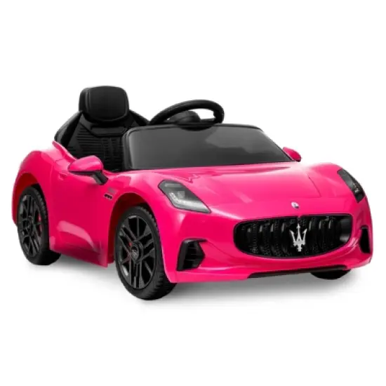 12V Ride On Car, Licensed Maserati Kids Electric Car with Remote Control, Battery Powered Vehicles image {10}