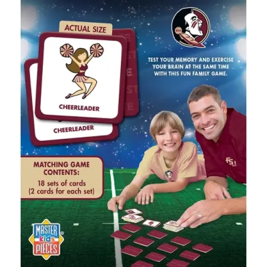 MasterPieces Officially Licensed NCAA Florida State Seminoles Matching Game for Kids and Families image {3}