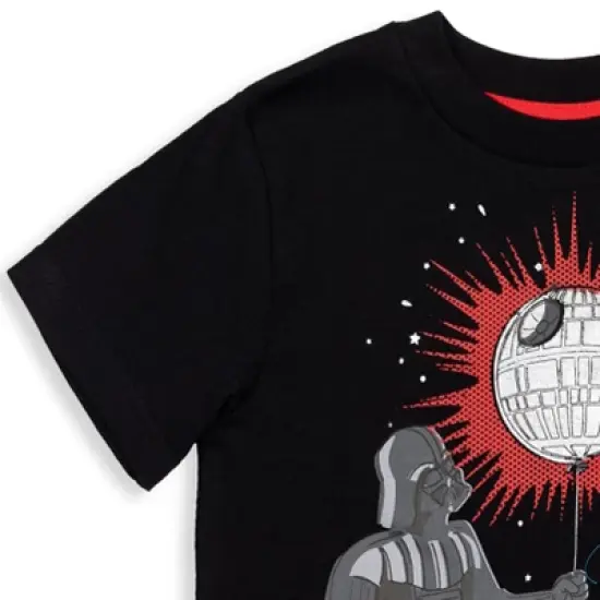 Star Wars Darth Vader Birthday Graphic T-Shirt Black  image {3}