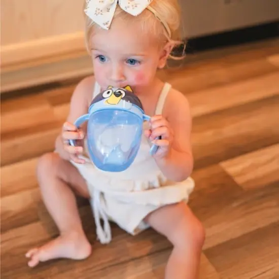 The First Years Bluey 7oz Spill Proof Weighted Straw Trainer Sippy Cup - 6 Months+ image {5}
