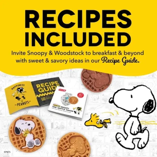 Peanuts x Dash 75th Anniversary Mini Waffle Maker image {6}