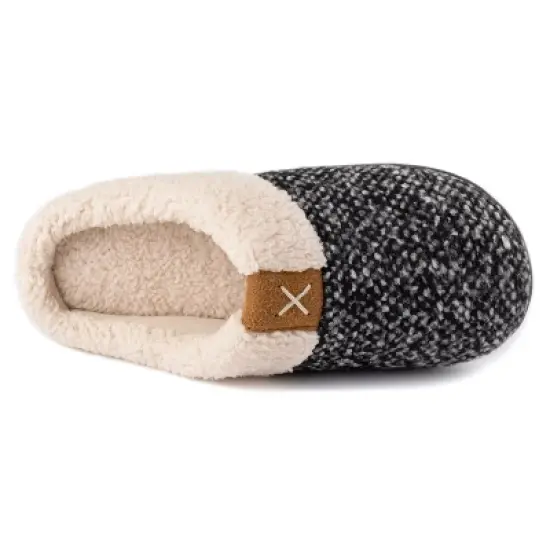 RockDove Women's Collar Memory Foam Slide Slipper image {2}