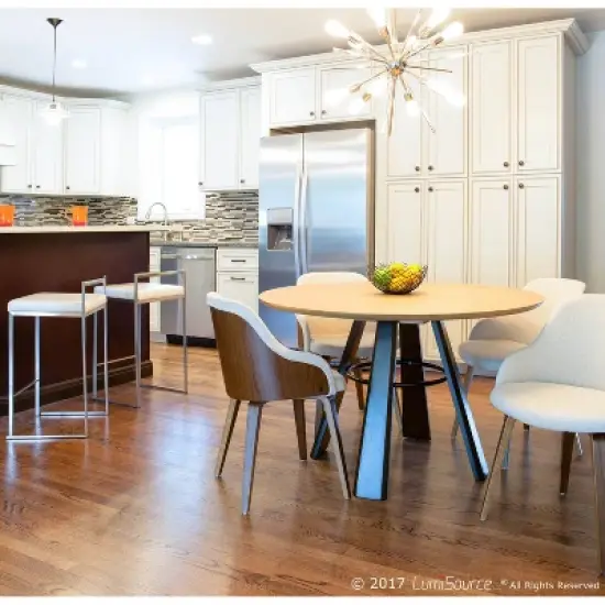 Bacci Mid Century Modern Dining Accent Chair - Lumisource image {7}