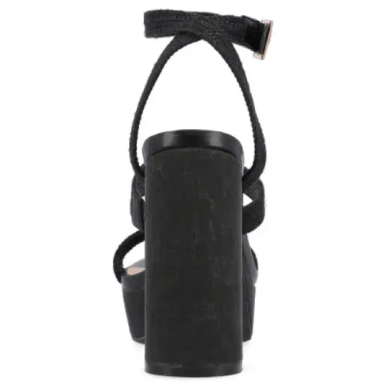 Journee Collection Womens Sienne Tru Comfort Foam High Heel Platform Sandals image {2}