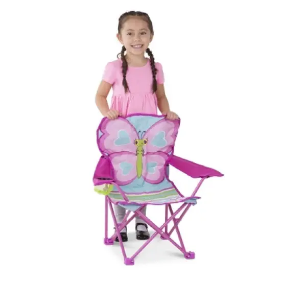 Melissa & Doug Sunny Patch Cutie Pie Butterfly Folding Lawn and Camping Chair image {3}