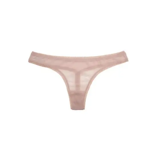 OnGossamer Women's Solid Mesh Hip-G Thong image {2}