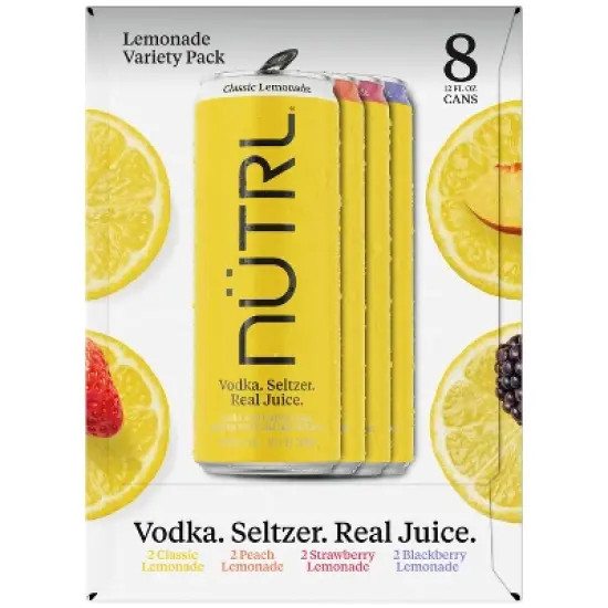 Nutrl Lemonade Variety Pack - 8pk/355ml Cans image {5}