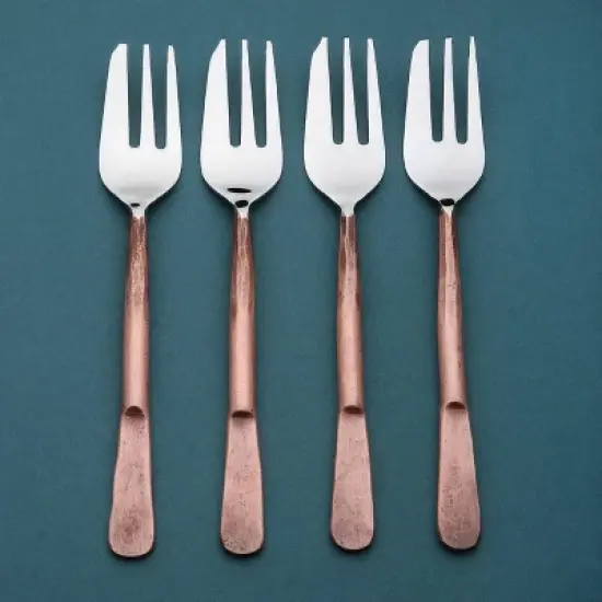 Inox Artisans Celia Pastry Forks 4 Pc. Set image {3}