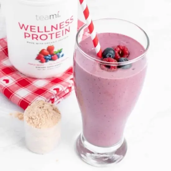 Teami Triple Berry Wellness Protein Dietary Supplement - 13.6oz image {4}