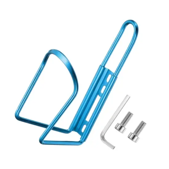Unique Bargains Aluminum Universal Bicycle Water Bottle Cage 5.7" with Screws and Wrenches image {2}