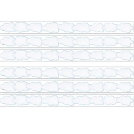 Teacher Created Resources&reg; Clouds Die-Cut Border Trim, 35 Feet Per Pack, 6 Packs image {4}