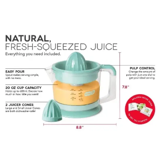 Dash Electric Dual Citrus Juicer image {12}