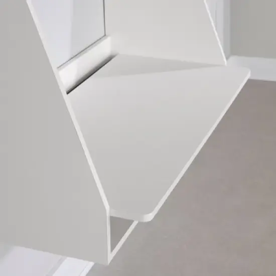 Interface Wall Mount Desk Pure White - South Shore image {5}