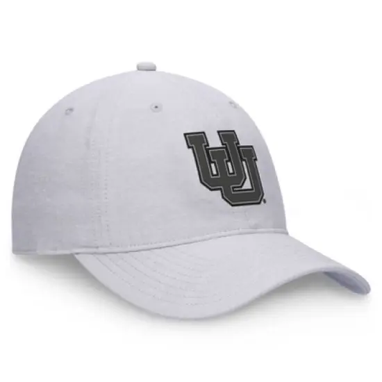 NCAA Utah Utes Unstructured Chambray Cotton Hat image {2}