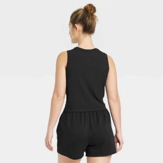 Women's Twist-Front Cropped Tank Top - All in Motion&trade; image {1}