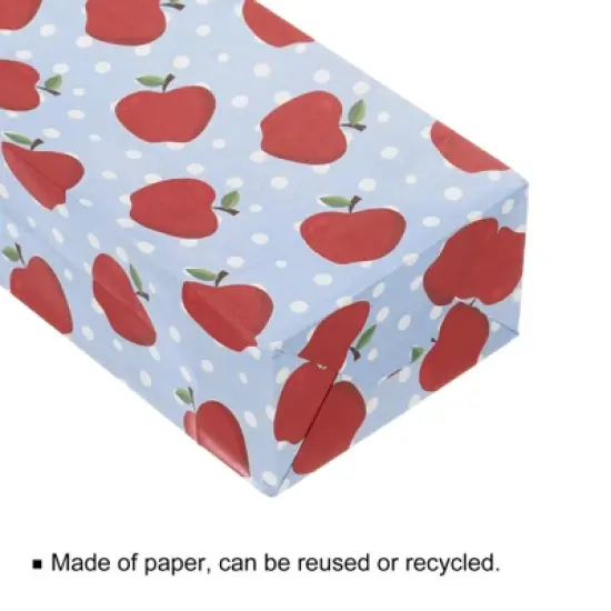 Unique Bargains Paper Gift Bag Pack Fruit Storage Bag for Party Favor 50 Pcs image {3}