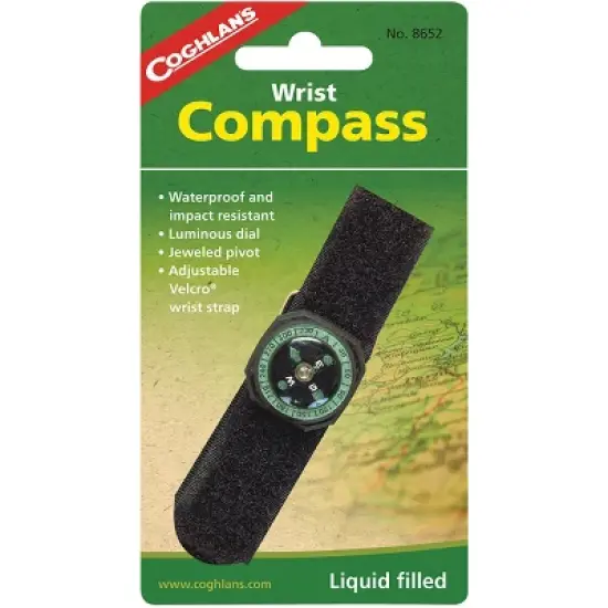 Coghlan's Wrist Compass w/ Strap, Waterproof & Impact Resistant Survival Camping image {3}