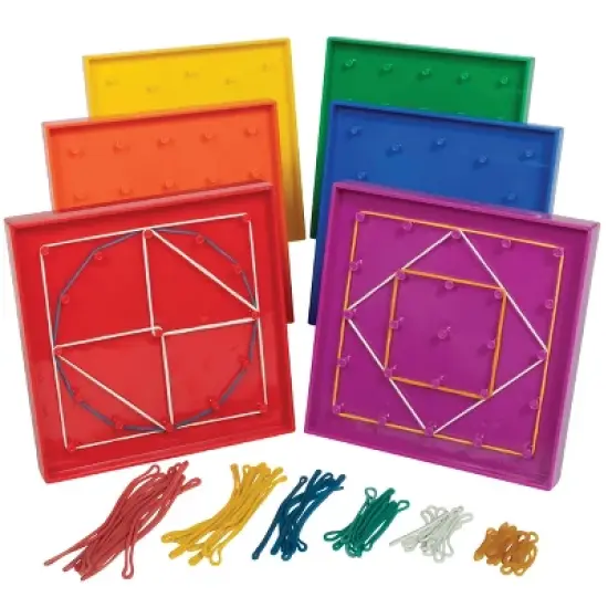 Edx Education Double-Sided Geoboard Set image {5}