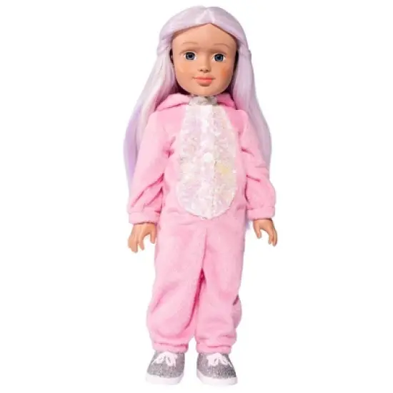 I'M A WOW Chloe the Cozy Glam 14" Fashion Doll with Color-Changing Hair image {3}