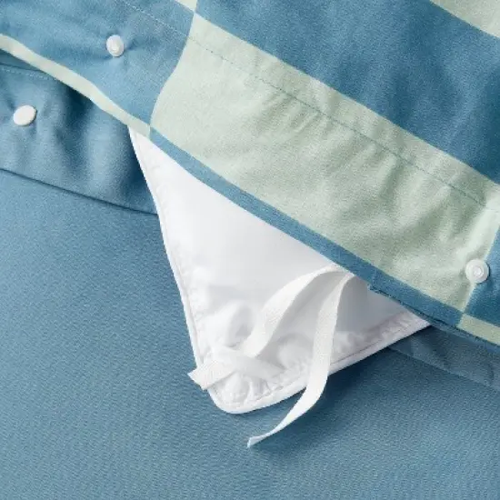 Checkers Kids' Duvet Cover Teal Blue - Pillowfort&trade; image {4}
