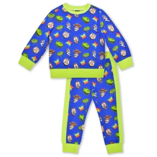 Disney Boy's 2-Pack Toy Story Allover Print Long Sleeve Graphic Shirt and Jogger Pant Set for toddler image {5}