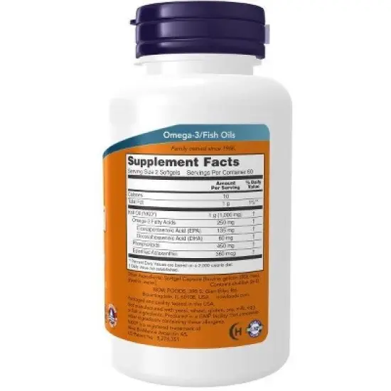 Neptune Krill Oil 500 mg by Now Foods  -  120 Softgel image {1}