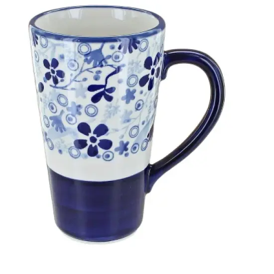 Blue Rose Polish Pottery K083 Manufaktura Large Coffee Mug image {9}