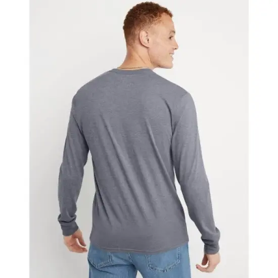 Hanes Originals Men's Long Sleeve Tri-Blend T-Shirt image {2}