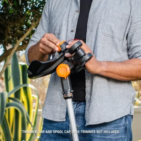 Worx WA0207 10' x .065" 3pc Replacement Spool with Line and Cap, Single-Feed, DNALINE2 image {5}