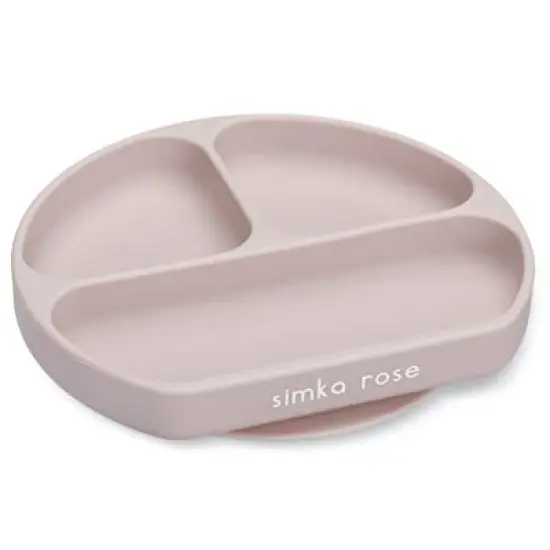Simka Rose Silicone Suction Plate for Baby and Toddler image {10}