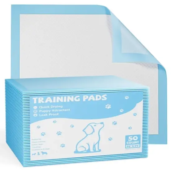 Sweetcrispy 22x22 Ultra-Absorbent & Leak-Proof Puppy Pee Pads, Disposable & Quick-Drying for Hassle-Free Training image {6}