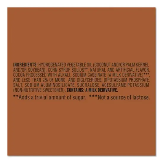 Coffee mate Sugar Free Chocolate Creme Powdered Creamer, 10.2 oz image {2}