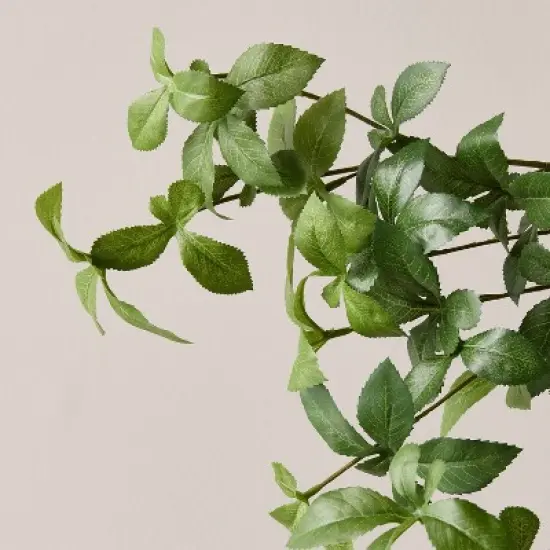 8' Faux Gypsophila Leaf Potted Tree - Hearth & Hand&trade; with Magnolia image {2}