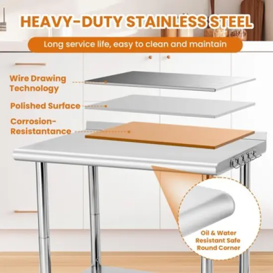 Commercial Kitchen Work Table image {4}