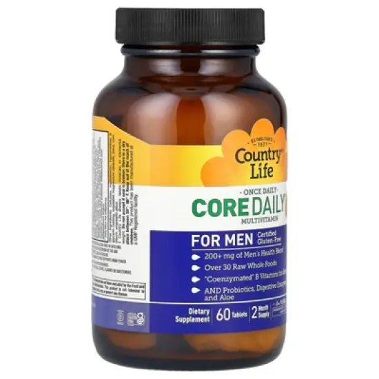 Country Life Core Daily&reg; 1 Multivitamin, For Men, 60 Tablets image {4}