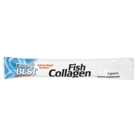 Doctor's Best Fish Collagen with Naticol, 5 g, 30 Powder Stick Packs, 5.3 oz (150 g) image {2}