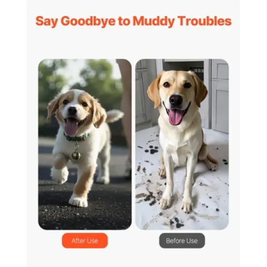 VEVOR Rubber Mulch for Landscaping,2 Rolls Recycled Rubber Mulch Mat 120 x 4.5 in,Permanent Rubber Pathway,Natural-Looking Black Mulch Garden Edging image {3}