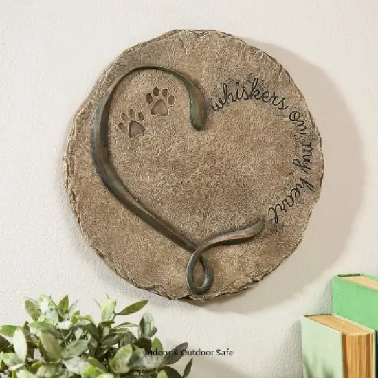 Evergreen Whiskers On My Heart, Garden Stone image {5}