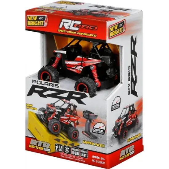 New Bright RC Polaris Pro - 1:43 Scale: Remote Control ATV with Rechargeable Battery & LED Lights image {10}