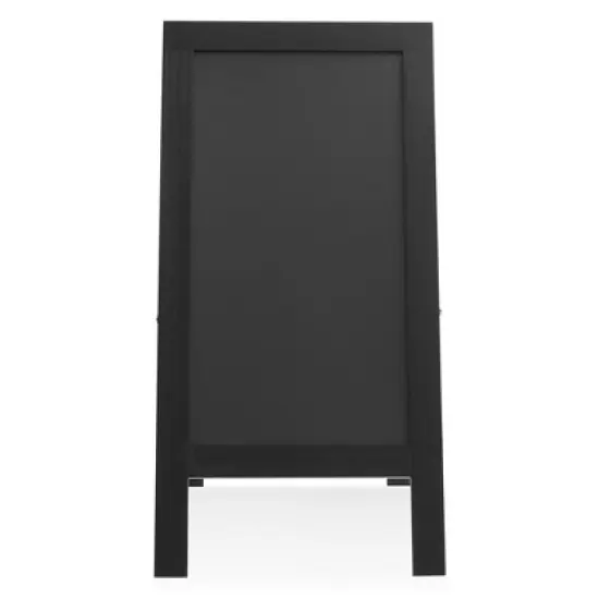Casafield 40" x 20" A Frame Chalkboard Sign, Double-Sided Magnetic Wooden Menu Board for Caf&eacute;s, Restaurants, Sandwich Shops, Sidewalks, and Weddings image {2}