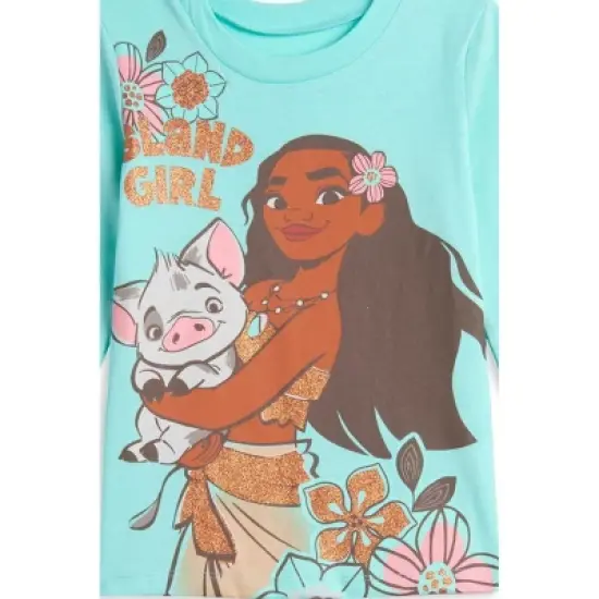 Disney Moana Girls 2 Pack T-Shirts Toddler image {4}