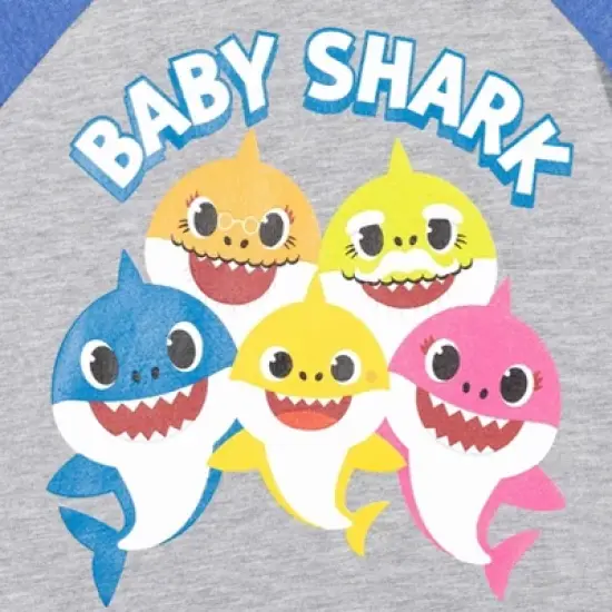 Pinkfong Baby Shark Long Sleeve T-Shirt Fleece Pant Set image {6}