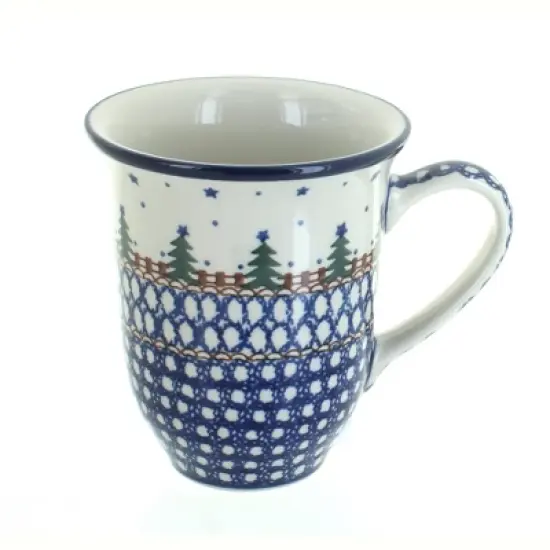 Blue Rose Polish Pottery 826 Ceramika Artystyczna Large Coffee Mug image {24}