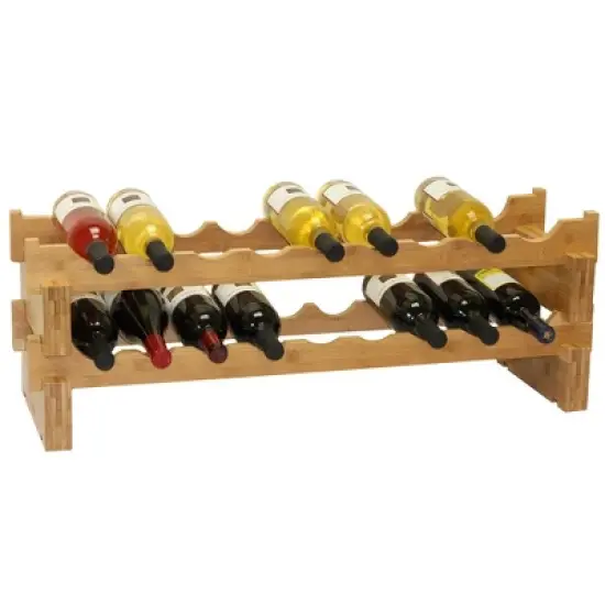 Oceanstar 18-Bottle Stackable  Wine Rack image {6}