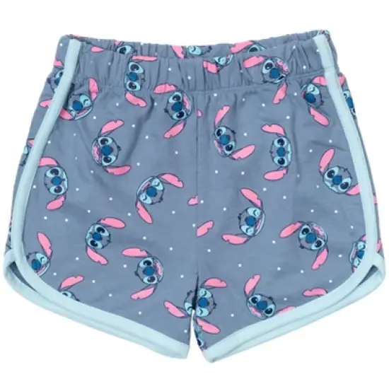 Disney Minnie Mouse Lilo & Stitch Descendants Evie Uma Girls T-Shirt and French Terry Shorts Outfit Set Toddler to Big Kid  image {4}